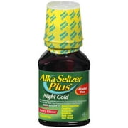 Bayer Alka-Seltzer Plus: Night Cold Berry Flavor Cough, 6 fl oz