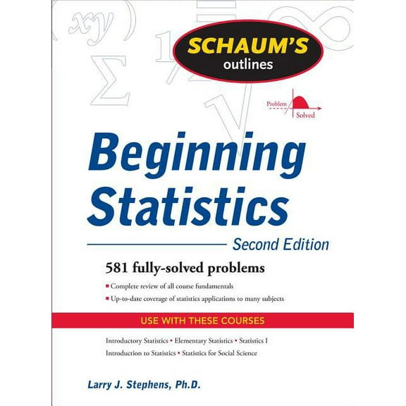 Schaum's Outline of Beginning Statistics, (Paperback)