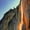 Yosemite Fire Waterfall, variant on Elephant Stock Milky Way Waterfall Wall Art - Vertical Multi Panel Canvas - Living Room Wall Decor - Nature Multi Panel - Blue And White Decor By Lucas Moore - 14" x 23"