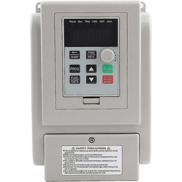 Variable Frequency Drive VFD - 220VAC Variable Frequency Drive VFD Speed Controller for 1.5KW Single Phase AC Motor