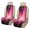 Pink Gradient Star Print, variant on CHAQLIN Pink Crystal Floral Print Non‑Slip Car Seat Cover for Sedans, Quilted Padded Fabric Non-Slip Car Front Seat Covers Quilted Car Seat Covers