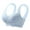 Blue, variant on Womens Wireless Bras Wide Shoulder Straps Push Up Bra No Underwire Bra Full Support Lift Bralette Everyday Seamless Bras Pink 3XL