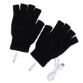 thumbnail image 2 of USB mujeres hombres guantes de calefacción eléctrica guantes térmicos para deportes esquí negro, 2 of 3