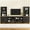 Black+Natural, variant on HIUU White TV Stands for Living Room with Cabinet and Large Storage