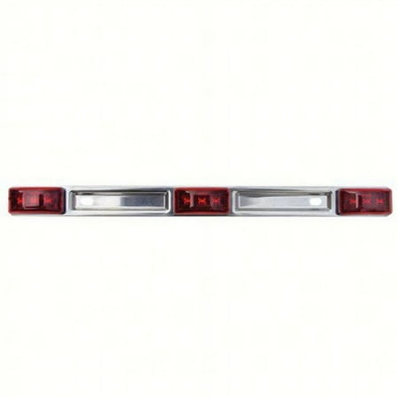Optronics MCL97RBP Stainless Steel LED Identification Bar