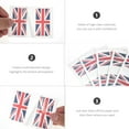 thumbnail image 6 of Patriotic Sticker Face National Flag Stickers for Decor Assorted Color Waterproof Temporary Decals 5 Sets, 6 of 8