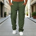 thumbnail image 2 of Durable Everyday Utility Trousers for Men Minimalist Cargo Design with Comfortable Fit for Hiking Daily Commute, 2 of 8
