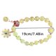 thumbnail image 5 of Brazalete Minnieouse con cuentas para mujer y niña colgante de flor dulce color Amarillo, 5 of 6