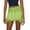 Green, variant on Women's Low Waist Lace Mini Skirt Ruffled Tiered Pleated Flowy Skirt - Polyester, S-L