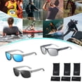 thumbnail image 6 of Polarized Sunglasses for Men and Women Matte Finish Sun glasses Color Mirror Lens UV Blocking (3 Pack), 6 of 6