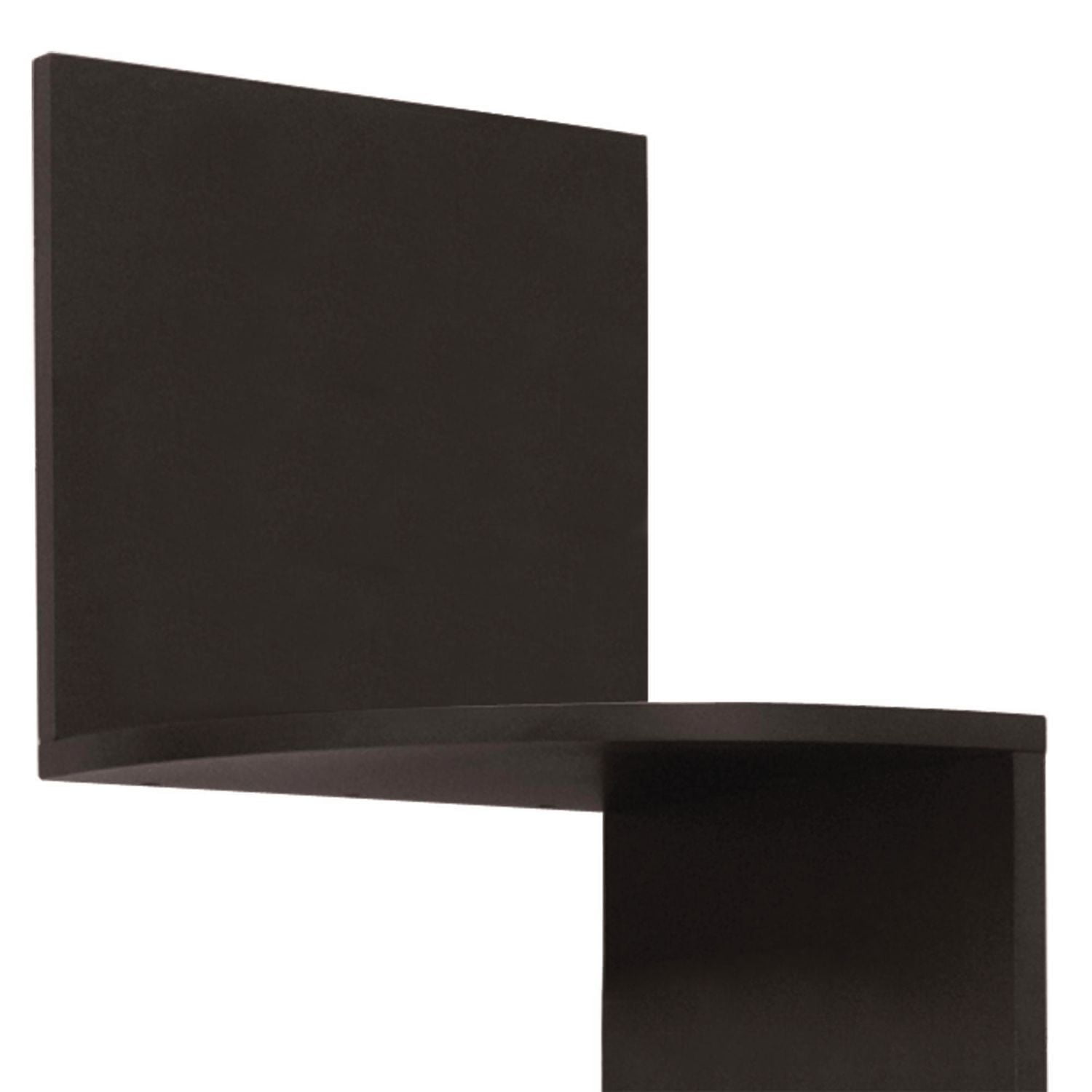 kieragrace Provo Corner Wall Shelf - 12" x 57", Black