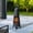 Grey, variant on Sunjoy Raleigh Chiminea fireplace with PVC Cover (Black)