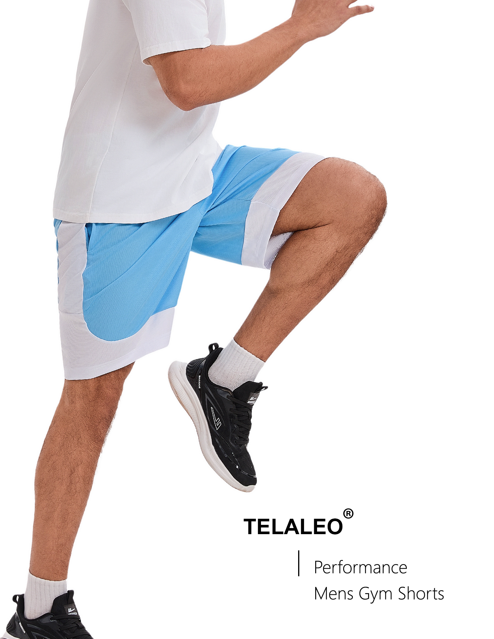TELALEO Men's 5-Pack Basketball Shorts, Multicolor photo 2