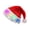 B, variant on Tkrady Santa Hat, Light Up Christmas Hat, Fluffy Velvet Santa Claus Hat With LED Lights, for Men Women Kids Holiday Party Supplies, 5 styles