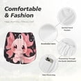 thumbnail image 6 of Lsque Chibi Axolotl Sakura Fantasy Printed Women's Running Shorts with Liner Pockets,Elastic Quick Dry Workout Athletic Gym Yoga Shorts,Womens High Waist Shorts-Medium, 6 of 9