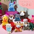 thumbnail image 4 of Joyfy 24 Pcs Party Favors for Kids 3" Mini Stuffed Animals Bulk Cute Small Plush Toys, Pinata Fillers, Animals Keychain Decoration for Boys Girls, Teacher Student Gifts Prizes, Birthday Supplies, 4 of 14