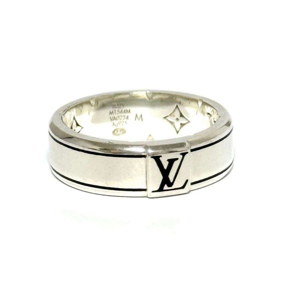 Pre-Owned Louis Vuitton Men's Ring with LV Spike Band
