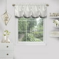 thumbnail image 2 of Achim Lana Indoor Polyester Light Filtering Solid Valance, Grey, 58-in W x 14-in L, 2 of 4