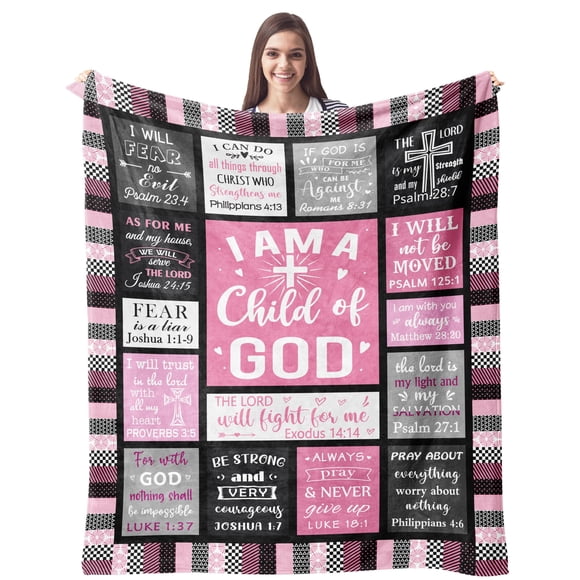 Manta CUJUYO Regalos cristianos para mujer Soy hija de Dios