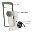 thumbnail image 2 of CoverON For Google Pixel 7 Pro Phone Case, Clear Back Ring Holder Kickstand Cover, Green, 2 of 7