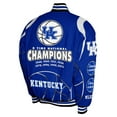 thumbnail image 3 of Men's Franchise Club Royal Kentucky Wildcats 8-Time Champions Signature Cotton Twill Full-Snap Jacket, 3 of 3