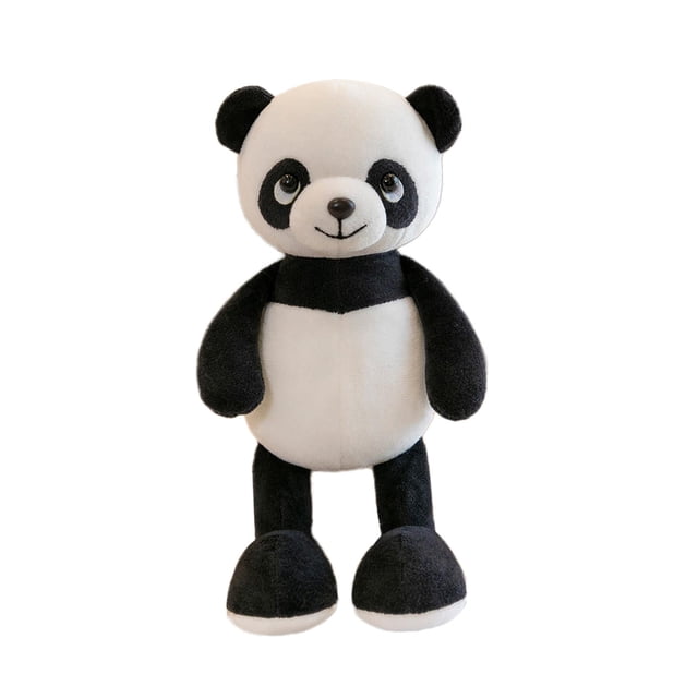 Lindos juguetes suaves realistas, peluche tierno, juguete de peluche de animal para niños y niñas. Panda