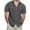 #Dark Gray, variant on DPTALR George Men's Short - Sleeve Button - Down Shirts with Pockets,Breathable & Durable,Coffee,Big and Tall Men XXXL