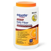 Equate Sugar-Free Daily Fiber Powder, Orange Smooth, 36.8 oz