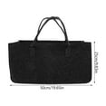 thumbnail image 2 of OUNONA 1Pcs Reusable Firewood Carrier Bag Grey Felt for Efficient and Transport, 2 of 8