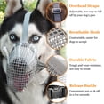 thumbnail image 4 of Dog mouth cover, small and medium-sized dog mouth cover with soft mesh, with adjustable protective mouth cover, 4 of 6