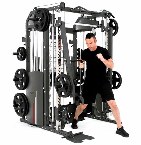 MiM USA Hercules Pro | Commercial All in One Home Gym System | Adjustable Resistance Ratio | Full Attachment