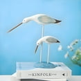 thumbnail image 7 of ACDANC Animal Figurines,Eco Friendly Wood Toy Animals,Realistic Bird Sculpture Decorations for Living Room,Style6,7.28*3.15*11.61in, 7 of 7