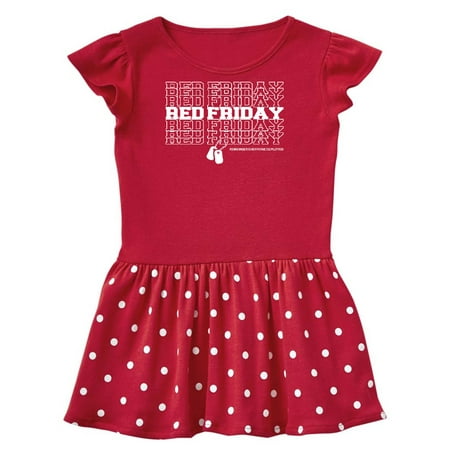 

Inktastic Athletic Red Friday Dog Tags Gift Toddler Girl Dress