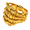 Gold, variant on Men’s Skeleton Hand Ring, Stainless Steel Gothic Statement Ring, US Sizes 7–13, Gift for Him