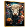 thumbnail image 2 of Designart "Cosmic Highlanders In Yak Land II" Yaks Floater Framed Wall Decor, 2 of 5
