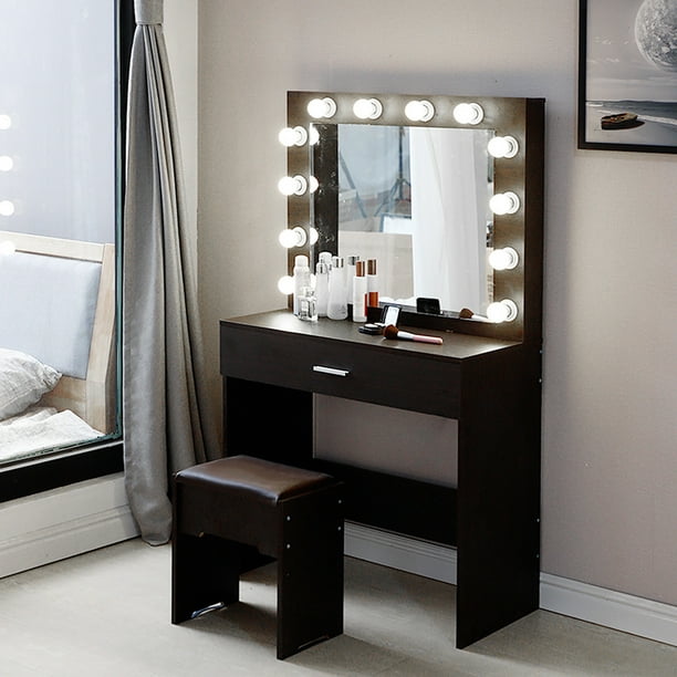 Vanity Set With Lighted Mirror, Bedroom Vanity Sets Under $100