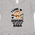 thumbnail image 4 of Inktastic Monkey I Love Hanging out with My Nana Girls Toddler Dress, 4 of 5
