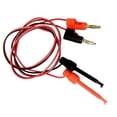 thumbnail image 1 of Par de pinzas Yotijar 39 pulgadas conector banana prueba multímetro Cable de sonda electrónica, 1 of 6