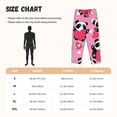 thumbnail image 3 of Fuzoiu Panda Heart Valentine Pink Print Women's Pajama Pants,Lounge Pants with Drawstring and Pockets, Casual Pjs Sleep Bottoms, Women's Sleep Pants-X-Large, 3 of 6