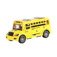thumbnail image 4 of Kokiya Bus Toy Children Car Toy Inertia Car Vehicles, Pull Back Car for Kids Boys Girls Yellow, 4 of 9
