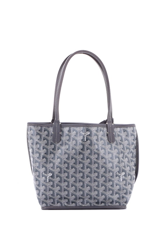 Pre-Owned Anjou Reversible Tote Coated Canvas Mini By Rebag