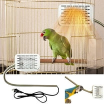 Bird Heater under $5! CQCYD Bird Heating Lamp for Parrots, Thermal Insulation Heater with Temperature Control, Winter Warm Lamp for Birdcage and Pet Safety
