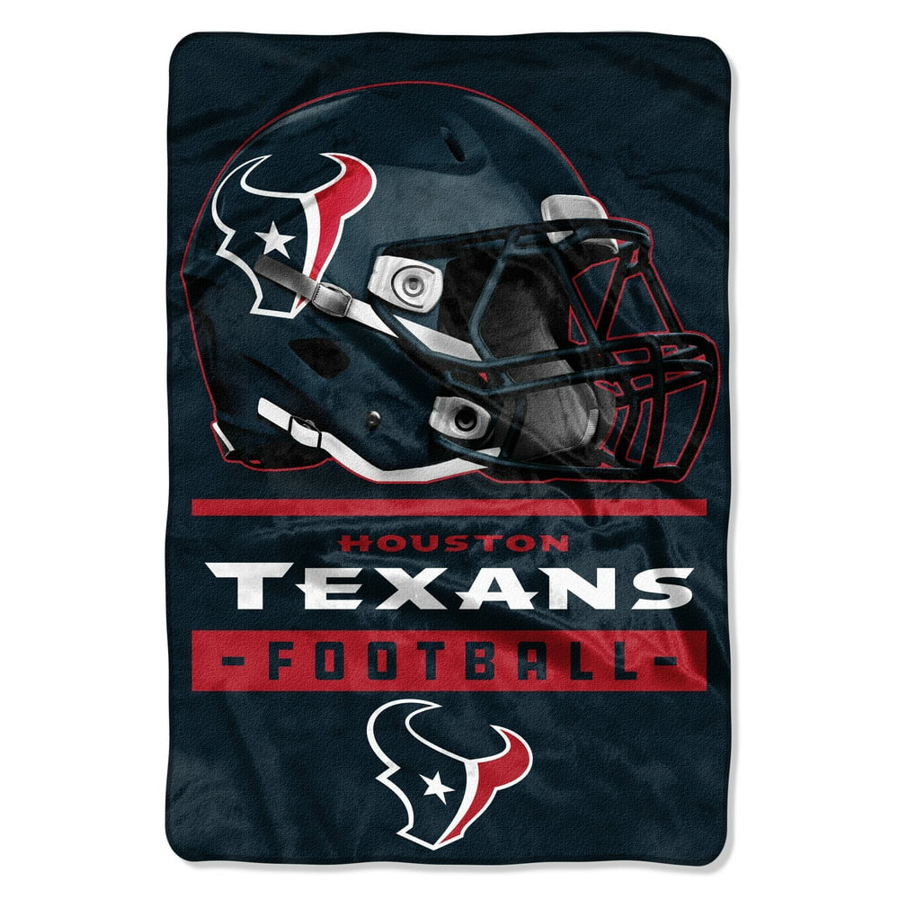 NFL Houston Texans Sideline 62" x 90" Oversized Micro Raschel Throw Blanket, 1 Each Walmart