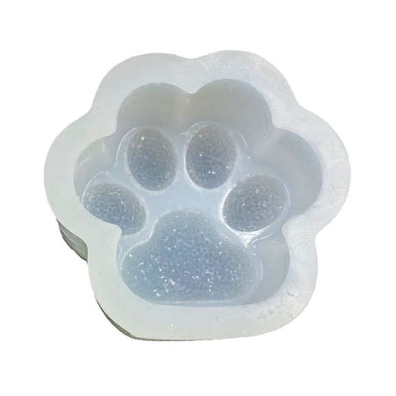 YIEMEEN Flash for Cat Paws Silicone Mold Pendant Handmade Mold for Jewelry Gift for Cat Paws Keychain Epoxy Resin Silicone Mold Keyring Pendant Mold