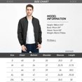 thumbnail image 6 of HANMUN Men's Slim Fit Lightweight Sportswear Jacket Casual Bomber Jacket, 6 of 8