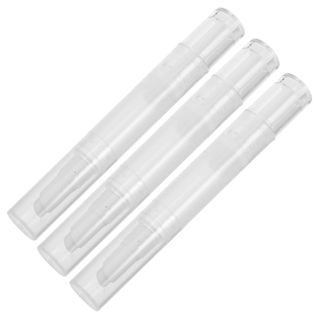 HONMEET 3Pcs Twist Pen Nail Oil Pen Empty Sleek Design Makeup Dispensing Travel On The Routines