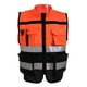 thumbnail image 1 of Chaleco de seguridad de alta visibilidad para averías de coche con bandas reflectantes, suave y XXL 180, 1 of 8