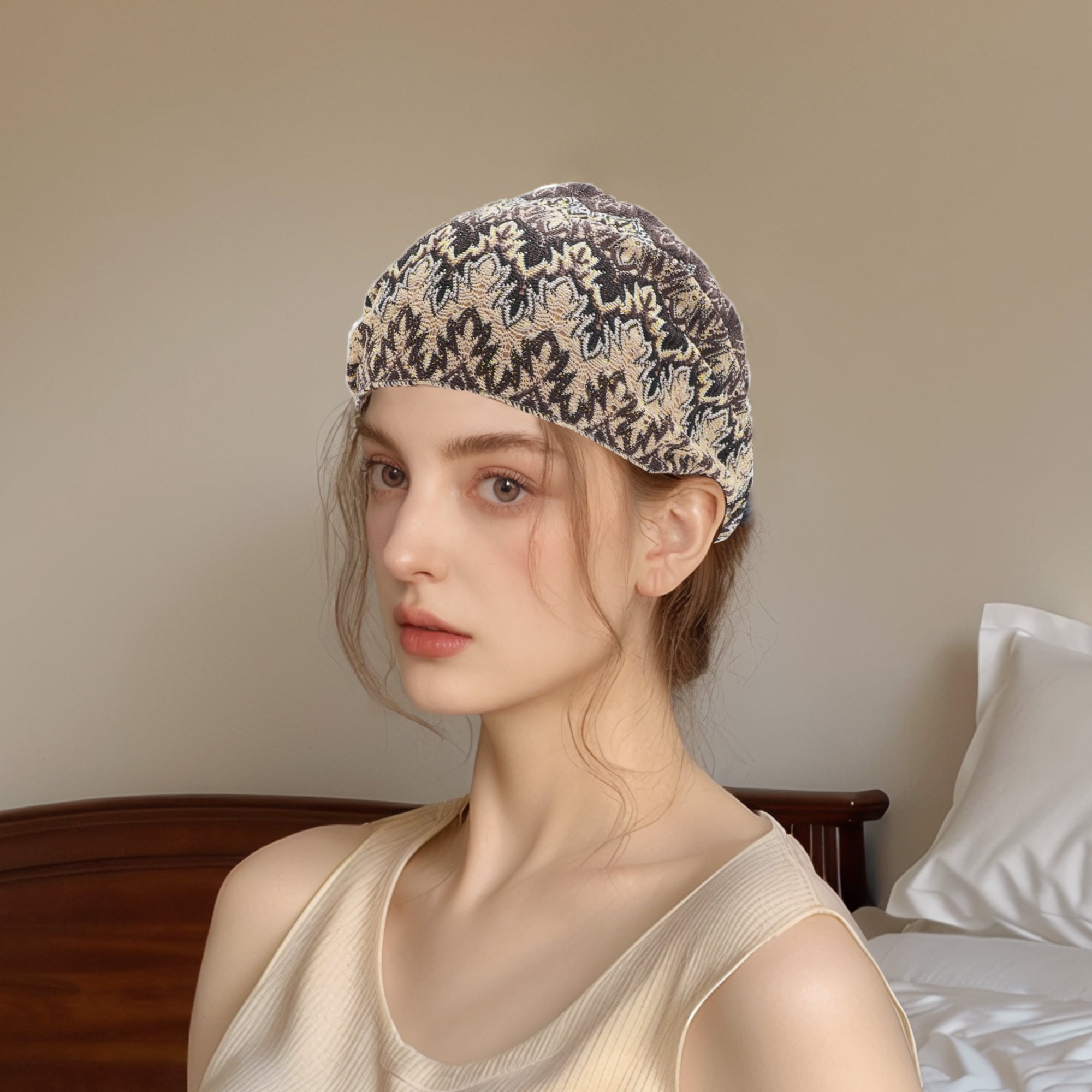 Unique Bargains 1pc Fashion Wide Headwrap for Versatile Styling Coffee Color