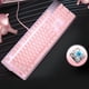thumbnail image 3 of Gaming RGB White LED Retroiluminado Mecánico con Cable USB con 104 Teclas Panel de Aleación de Aluminio Respuesta Rápida para Windows PC Gamer Interruptor Yotijar  teclado mecanico, 3 of 7