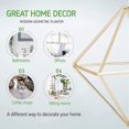 thumbnail image 4 of 6 uds soporte para plantas YONGSHENG macetero geométrico moderno Dorado, 4 of 5